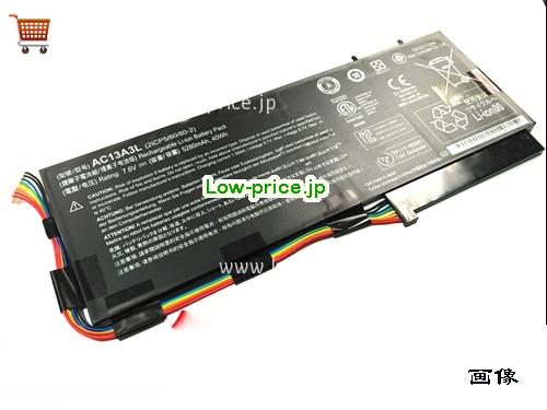 ACER AC13A3L 
バッテリー 5280mAh, 40Wh  7.6V Black Li-ion