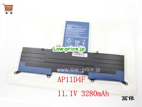 ACER BT00304010 
バッテリー 3280mAh 11.1V Black Li-lion