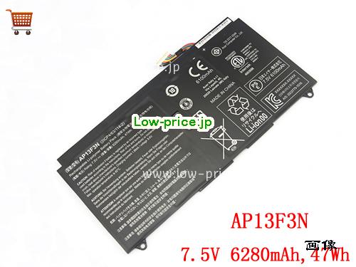 ACER 2ICP4/63/114-2 
バッテリー 6280mAh, 47Wh  7.5V Balck Li-Polymer