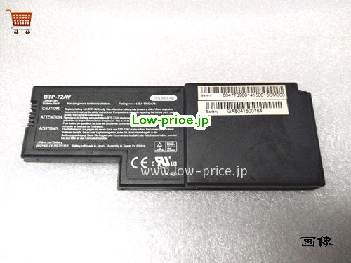 ACER BTP-72AV 
バッテリー 1900mAh 14.8V Black Li-ion