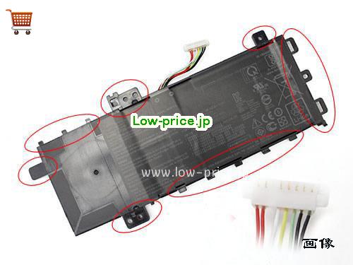 ASUS B21N1818 
バッテリー 4212mAh, 32Wh  7.7V Black Li-Polymer