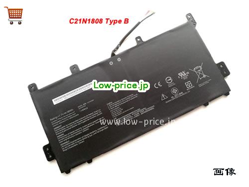 ASUS C21N1808 
バッテリー 4940mAh, 39Wh  7.7V Black Li-Polymer