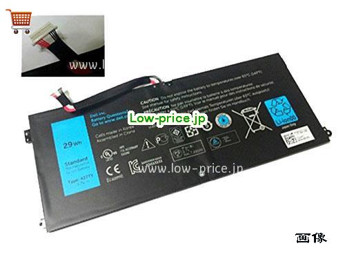 DELL 427TY 
バッテリー 29Wh 3.7V Black Li-ion