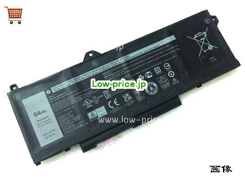 DELL GRT01 
バッテリー 4000mAh, 64Wh  15.2V  Li-Polymer