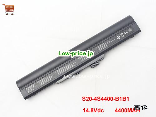 HASEE S20-4S4400-B1B1 
バッテリー 4400mAh 14.8V Black Li-ion