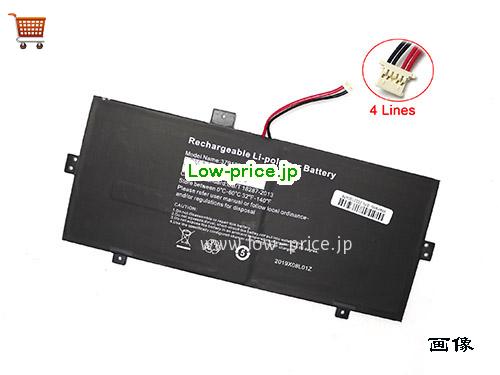 JUMPER TEVL2IN11161 
バッテリー 4000mAh, 30.4Wh  7.6V Black Li-Polymer