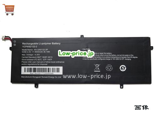 JUMPER NV-3282122-2P 
バッテリー 9500mAh, 36.1Wh  3.8V Black Li-Polymer