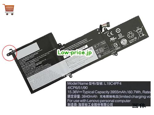 LENOVO 5B10W65276 
バッテリー 3960mAh, 60.7Wh  15.6V Black Li-Polymer