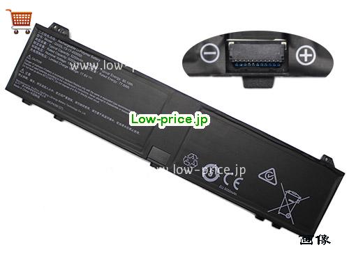 MECHREVO GXIDL13174S5050 
バッテリー 5200mAh, 80.1Wh  15.4V Black Li-Polymer