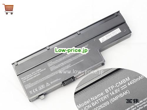 MEDION BTP-CMBM 
バッテリー 4400mAh 14.8V Black Li-ion
