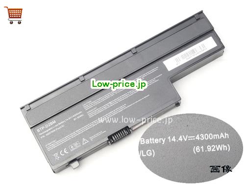 MEDION BTP-CNBM 
バッテリー 4300mAh 14.4V Black Li-ion