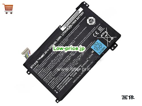 MSI BTY-S1B 
バッテリー 3200mAh, 24Wh  7.4V Black Li-Polymer