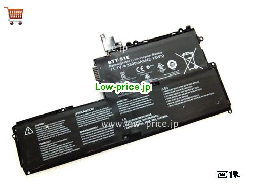 MSI BTY-S1E 
バッテリー 3800mAh, 42.18Wh  11.1V Black Li-ion