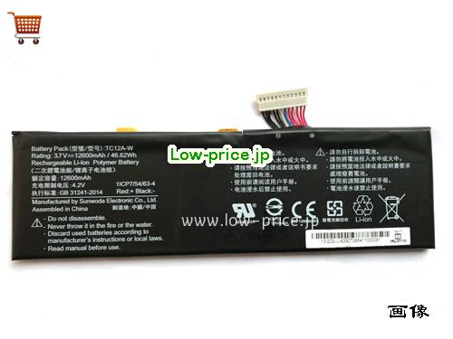 OTHER TC12AW 
バッテリー 12600mAh, 46.62Wh  3.7V Black Li-ion