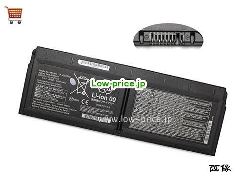 PANASONIC CF-VZSU1NJS 
バッテリー 5200mAh, 40Wh  7.6V Black Li-Polymer