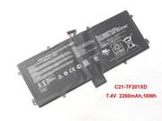  ASUS C21-TF201XD バッテリー, Li-Polymer 7.4V 2260mAh, 16Wh  NAAC21TF201XD16WHB2
