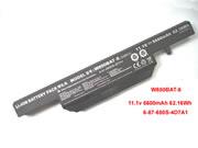 今日 Original Clevo 5600mah  W650bat-6 バッテリー  K570n K710c K610c K590c-i3 ラップトップ