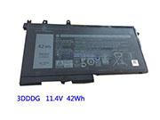  DELL FPT1C バッテリー, Li-ion 11.4V 3690mAh, 42Wh  NDE3DDDG42WHB3
