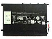  DELL YN6W9 バッテリー, Li-ion 7.4V 4329mAh, 32Wh  NDEYN6W932WHB2