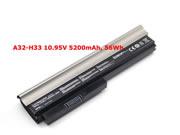  HASEE A32-H33 バッテリー, Li-ion 10.95V 5200mAh, 56Wh  NHEA32H335200G6