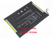 EZPad 6 Plus ノートパソコンのバッテリー, 纯正 JUMPER EZPad 6 Plus ノートパソコンのバッテリー, Li-Polymer 7.6V 3500mAh, 26.6Wh  NJP31120155P26WHB2