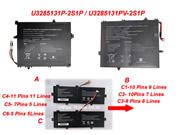 U3785131PV-2S1P, JUMPER U3785131PV-2S1P バッテリー, Li-ion 7.6V 5000mAh, 38Wh  NJPU3285131PV2S1PB2