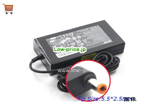 ACER 19V7.1A ACアダプター, 19V 7.1A 19V7.1A ラップトップACアダプター, ACER19V7.1A135W-5.5x2.5mm-Slim