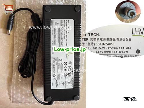 ADAPTER TECH 24V 5A ラップトップACアダプター