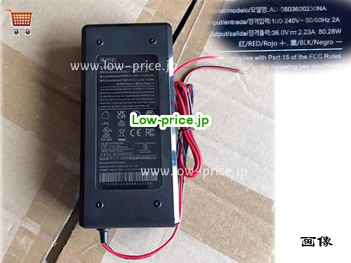AMC 36V2.23A ACアダプター, 36V 2.23A 36V2.23A ラップトップACアダプター, AMC36V2.23A80.28W-2lines
