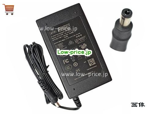 APD 12V4A ACアダプター, 12V 4A 12V4A ラップトップACアダプター, APD12V4A48W-5.5x2.5mm-B