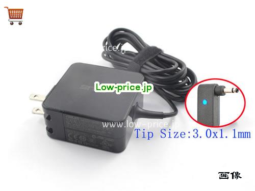 ASUS 19V2.37A ACアダプター, 19V 2.37A 19V2.37A ラップトップACアダプター, ASUS19V2.37A45W-3.0x1.1mm-US