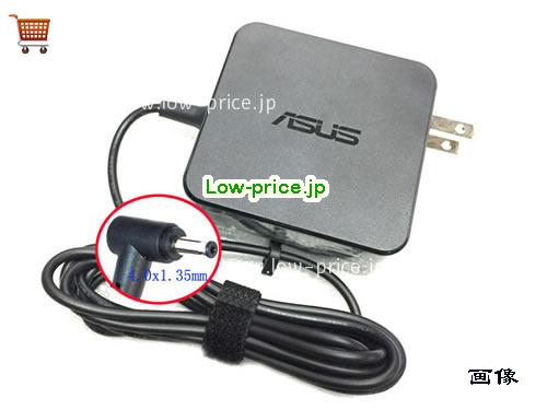 ASUS 19V3.42A ACアダプター, 19V 3.42A 19V3.42A ラップトップACアダプター, ASUS19V3.42A65W-4.0x1.35mm-Square-US