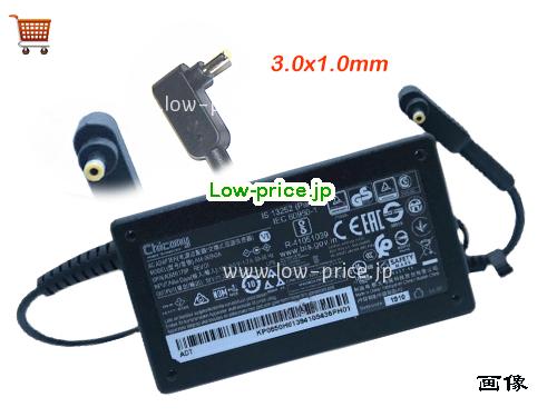 Chicony 19V3.42A ACアダプター, 19V 3.42A 19V3.42A ラップトップACアダプター, CHICONY19V3.42A65W-3.0x1.1mm