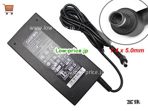 DARFON 19.5V7.7A ACアダプター, 19.5V 7.7A 19.5V7.7A ラップトップACアダプター, DARFON19.5V7.7A150W-7.4x5.0mm-no-pin