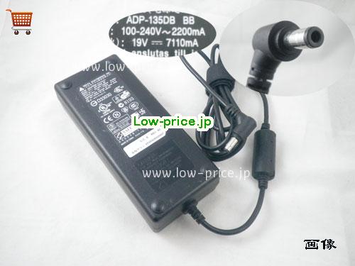 DELTA 19V7.11A ACアダプター, 19V 7.11A 19V7.11A ラップトップACアダプター, DELTA.19V7.11A135W-5.5x2.5mm