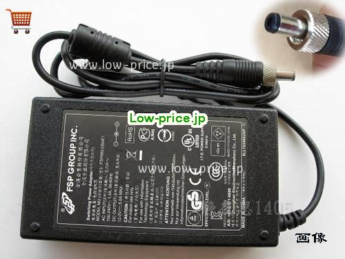 FSP FSP060-DIBAN2 ACアダプター, 12V 5A FSP060-DIBAN2 ラップトップACアダプター, FSP12V5A60W-5.5x2.5mm-metal