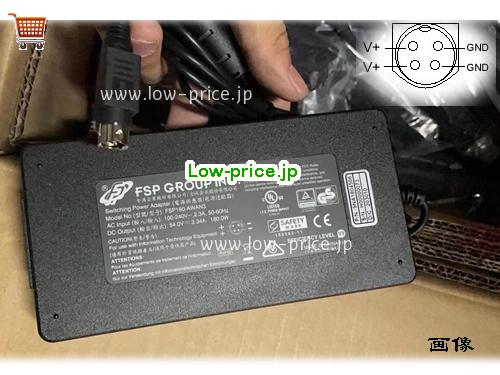 FSP 54V3.34A ACアダプター, 54V 3.34A 54V3.34A ラップトップACアダプター, FSP54V3.34A180W-4Pin-ZZYF