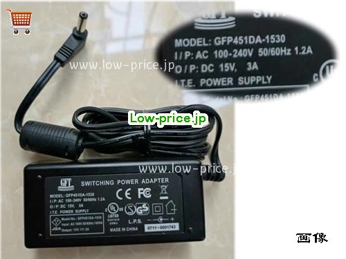 GFT 15V3A ACアダプター, 15V 3A 15V3A ラップトップACアダプター, GFT15V3A45W-5.5x2.1mm