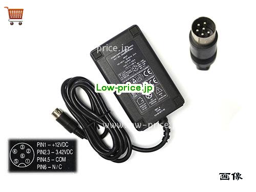 ITE 3.42V4A ACアダプター, 3.42V 4A 3.42V4A ラップトップACアダプター, ITE3.42V4A13.68W-6PIN-MW203