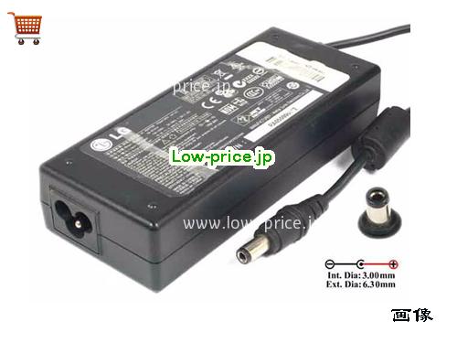 LG 19.5V5.64A ACアダプター, 19.5V 5.64A 19.5V5.64A ラップトップACアダプター, LG19.5V5.64A110W-6.3x3.0mm