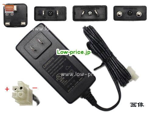 LINKSYS 12V3.5A ACアダプター, 12V 3.5A 12V3.5A ラップトップACアダプター, LINKSYS12V3.5A42W-Molex-4PINS-US