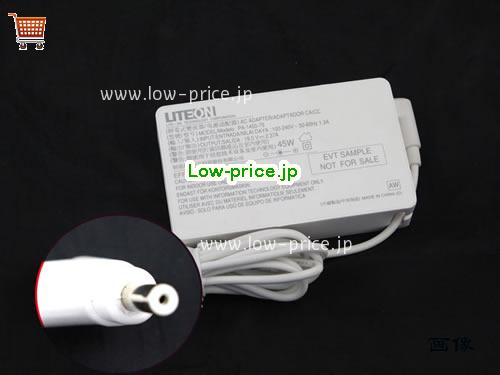 LITEON 19V2.37A ACアダプター, 19V 2.37A 19V2.37A ラップトップACアダプター, LITEON19V2.37A45W-3.0x1.0mm-W