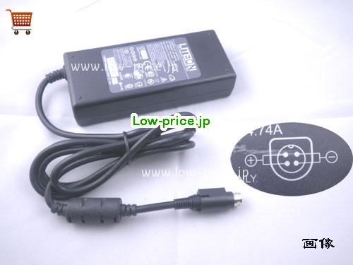LITEON 19V4.74A ACアダプター, 19V 4.74A 19V4.74A ラップトップACアダプター, LITEON19V4.74A90W-4PIN-LR