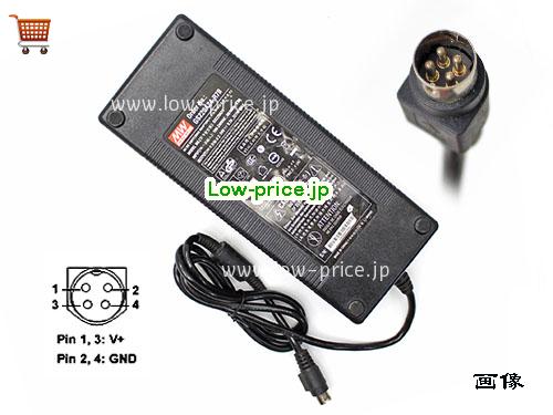 MEAN WELL 24V9.2A ACアダプター, 24V 9.2A 24V9.2A ラップトップACアダプター, MEANWELL24V9.2A221W-4PIN-ZZYF