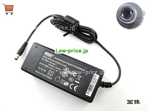 MOSO 12V4A ACアダプター, 12V 4A 12V4A ラップトップACアダプター, MOSO12V4A48W-5.5x2.5mm