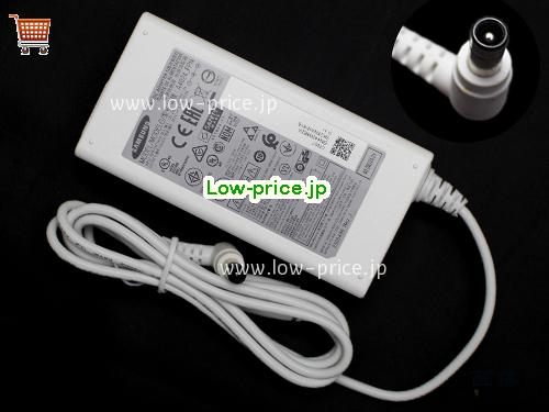 SAMSUNG 24V1.66A ACアダプター, 24V 1.66A 24V1.66A ラップトップACアダプター, SAMSUNG24V1.66A40W-6.5x4.4mm-White