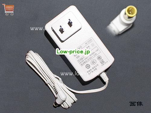 SONY 15V2.5A ACアダプター, 15V 2.5A 15V2.5A ラップトップACアダプター, SONY15V2.5A37.5W-6.5x4.4mm-US-W