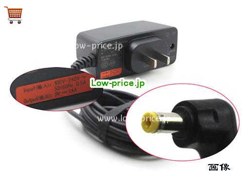 SONY 9V1.4A ACアダプター, 9V 1.4A 9V1.4A ラップトップACアダプター, SONY9V1.4A13W-4.8x1.7mm-B-US