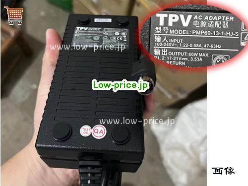 高品質5,770円純正 Tpv Pmp60-13-1-hj-s ACアダプター 17v-21v 3.53a 60w Psu に適し C271p4 C240p4 Series Monitor 