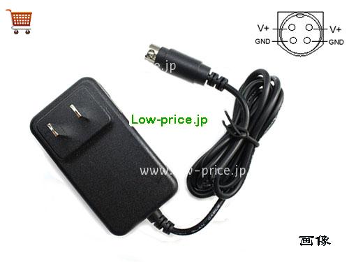 Trythink 12V1.5A ACアダプター, 12V 1.5A 12V1.5A ラップトップACアダプター, TRYTHINK12V1.5A18W-4PIN-US